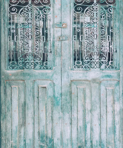 Blue Wood Backdrop for Photography