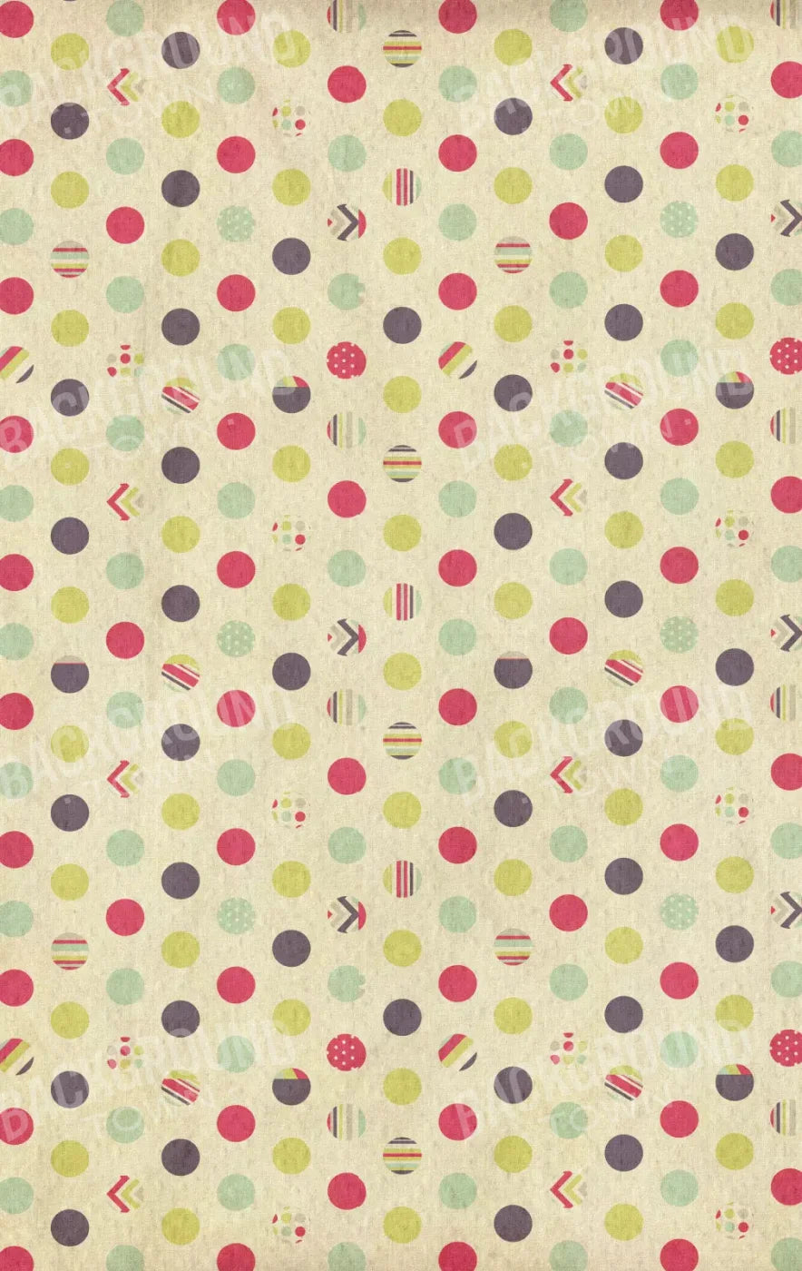 Dot The Halls 10X16 Ultracloth ( 120 X 192 Inch ) Backdrop