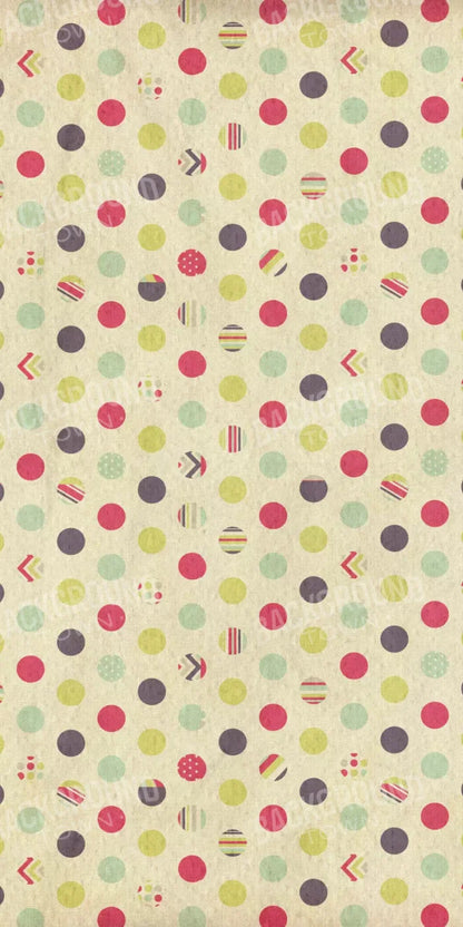 Dot The Halls 10X20 Ultracloth ( 120 X 240 Inch ) Backdrop