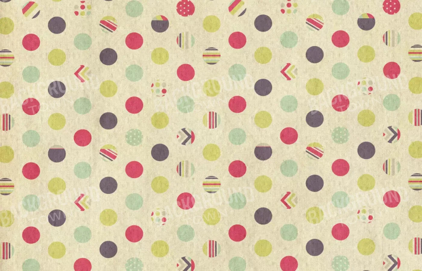 Dot The Halls 12X8 Ultracloth ( 144 X 96 Inch ) Backdrop