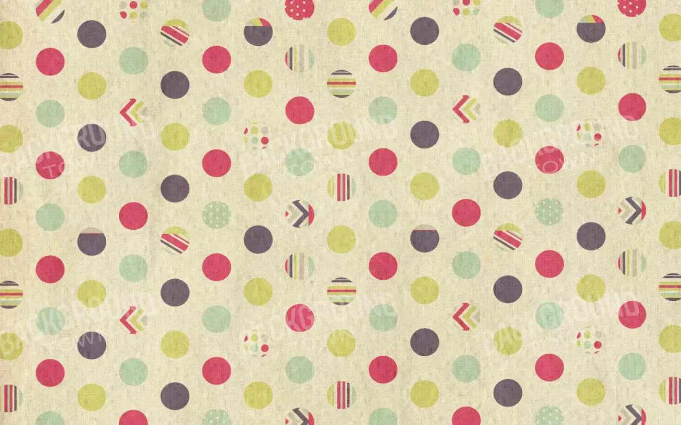Dot The Halls 14X9 Ultracloth ( 168 X 108 Inch ) Backdrop