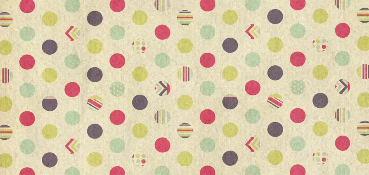 Dot The Halls 16X8 Ultracloth ( 192 X 96 Inch ) Backdrop