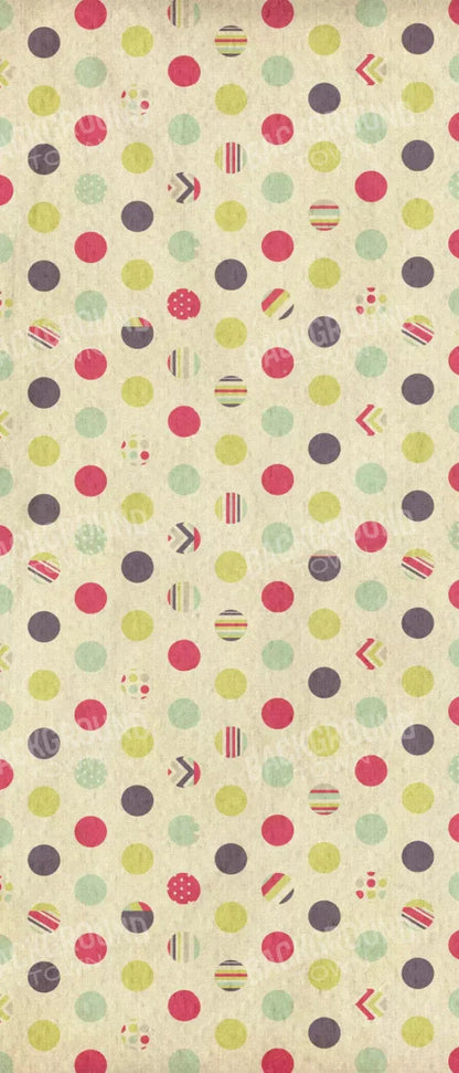 Dot The Halls 5X12 Ultracloth For Westcott X-Drop ( 60 X 144 Inch ) Backdrop