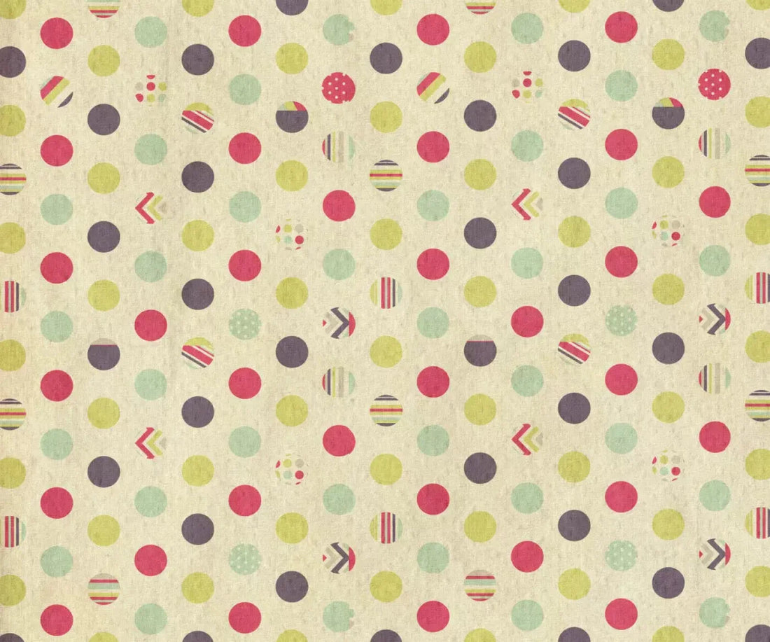 Dot The Halls 5X42 Fleece ( 60 X 50 Inch ) Backdrop