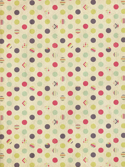 Dot The Halls 5X68 Fleece ( 60 X 80 Inch ) Backdrop
