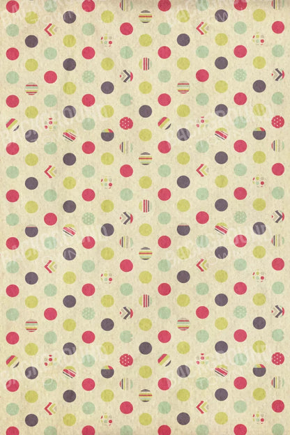 Dot The Halls 5X8 Ultracloth ( 60 X 96 Inch ) Backdrop