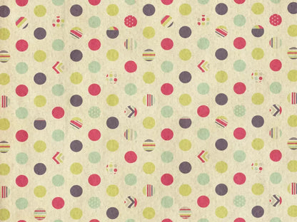 Dot The Halls 68X5 Fleece ( 80 X 60 Inch ) Backdrop