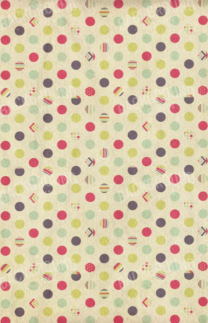 Dot The Halls 8X12 Ultracloth ( 96 X 144 Inch ) Backdrop
