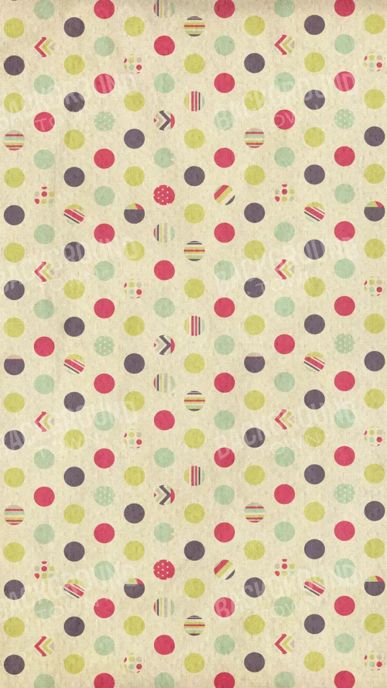 Dot The Halls 8X14 Ultracloth ( 96 X 168 Inch ) Backdrop