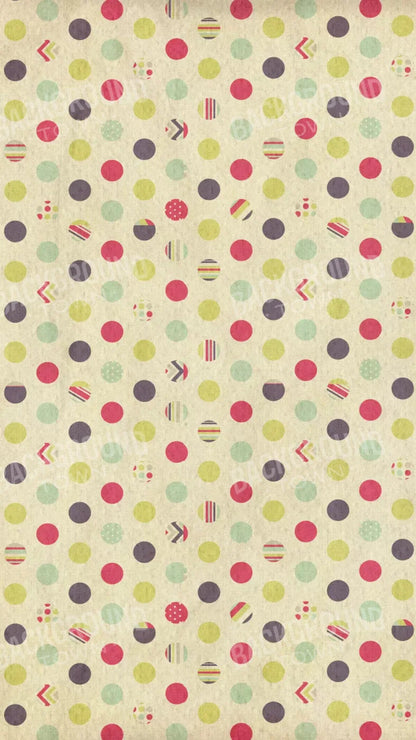 Dot The Halls 8X14 Ultracloth ( 96 X 168 Inch ) Backdrop