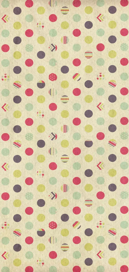 Dot The Halls 8X16 Ultracloth ( 96 X 192 Inch ) Backdrop
