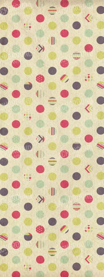 Dot The Halls 8X20 Ultracloth ( 96 X 240 Inch ) Backdrop