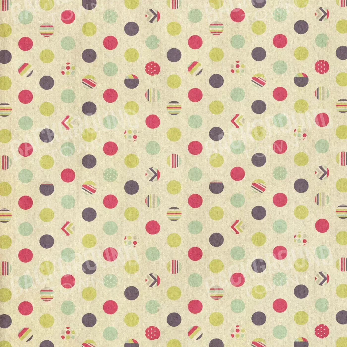 Dot The Halls 8X8 Fleece ( 96 X Inch ) Backdrop