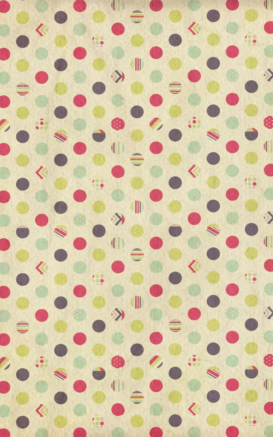 Dot The Halls 9X14 Ultracloth ( 108 X 168 Inch ) Backdrop