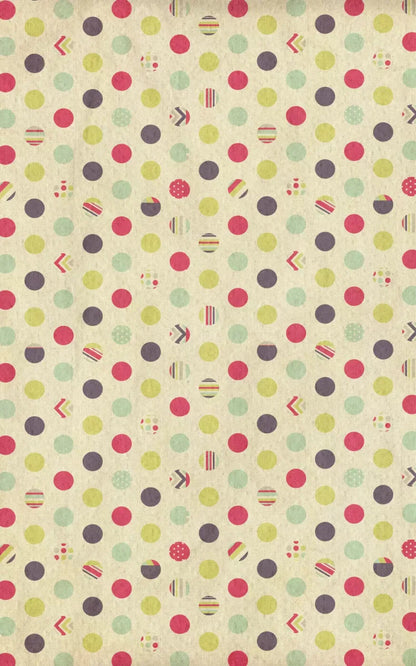 Dot The Halls 9X14 Ultracloth ( 108 X 168 Inch ) Backdrop