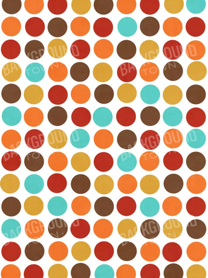 Dotted Autumn 5X7 Ultracloth ( 60 X 84 Inch ) Backdrop