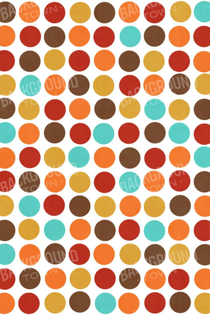 Dotted Autumn 5X8 Ultracloth ( 60 X 96 Inch ) Backdrop