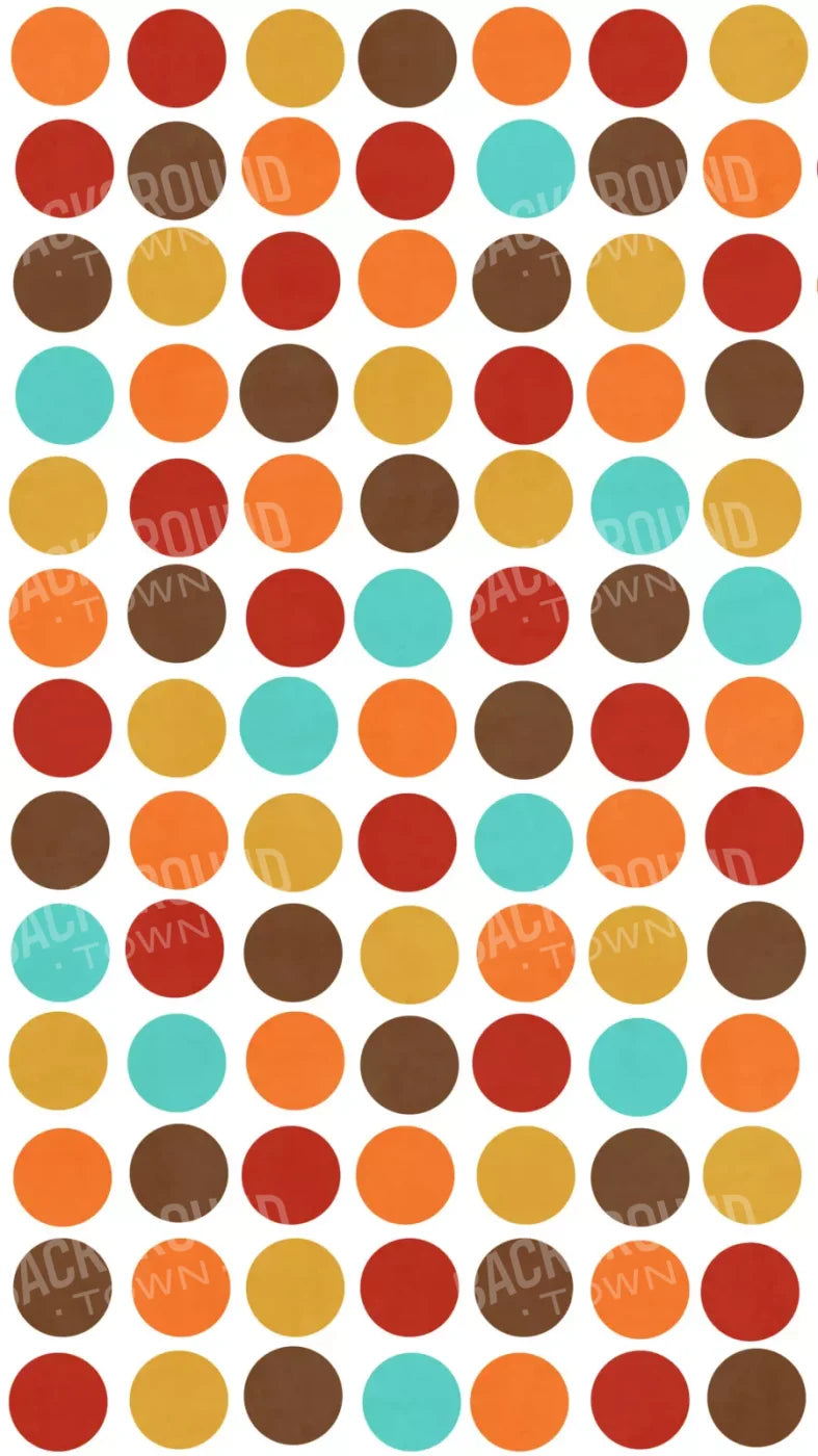 Dotted Autumn 8X14 Ultracloth ( 96 X 168 Inch ) Backdrop