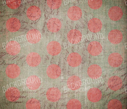Dotty Coral Red 12X10 Ultracloth ( 144 X 120 Inch ) Backdrop