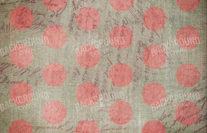 Dotty Coral Red 12X8 Ultracloth ( 144 X 96 Inch ) Backdrop