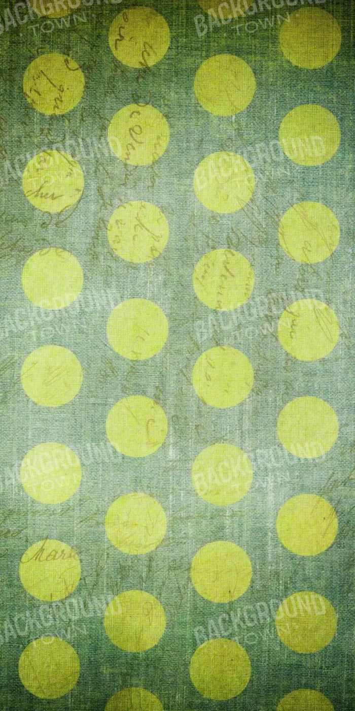 Dotty Lime 10X20 Ultracloth ( 120 X 240 Inch ) Backdrop