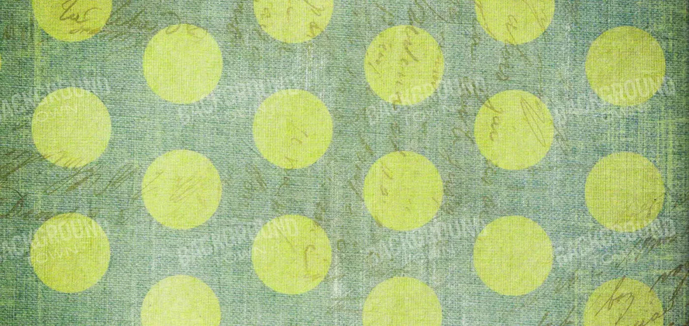 Dotty Lime 16X8 Ultracloth ( 192 X 96 Inch ) Backdrop