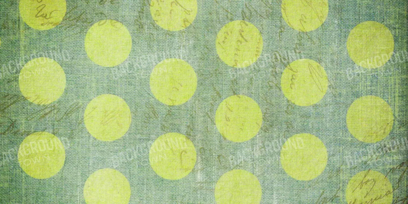 Dotty Lime 20X10 Ultracloth ( 240 X 120 Inch ) Backdrop