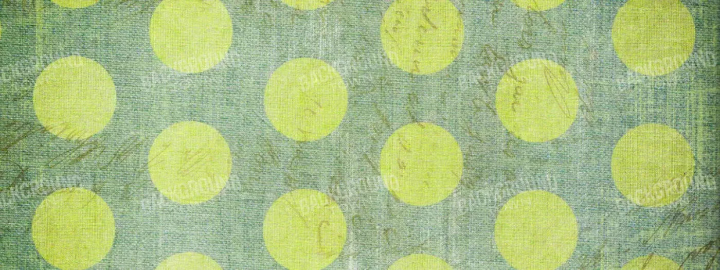 Dotty Lime 20X8 Ultracloth ( 240 X 96 Inch ) Backdrop