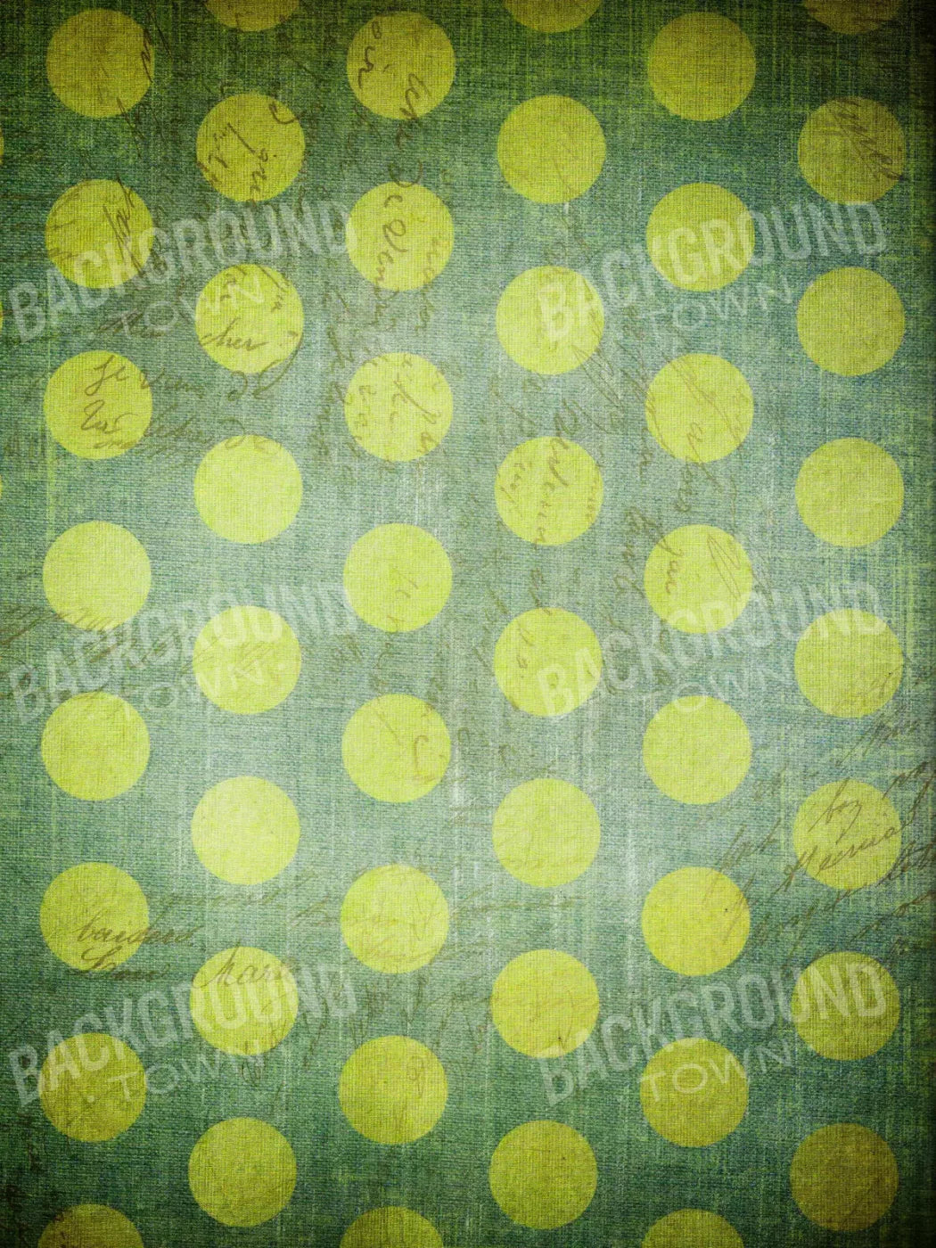 Dotty Lime 5X7 Ultracloth ( 60 X 84 Inch ) Backdrop