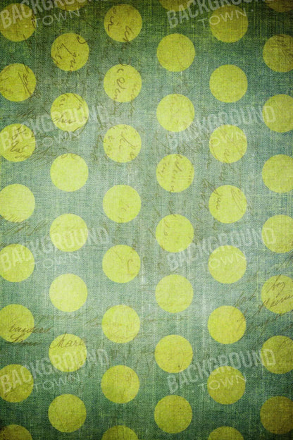 Dotty Lime 5X8 Ultracloth ( 60 X 96 Inch ) Backdrop