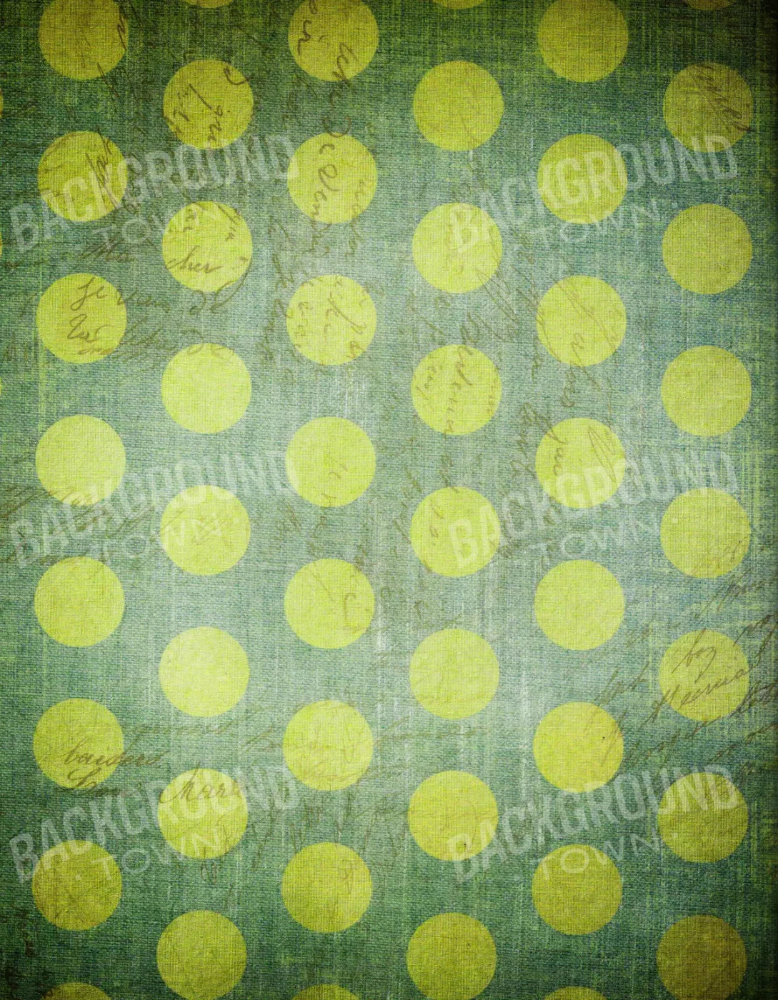 Dotty Lime 6X8 Fleece ( 72 X 96 Inch ) Backdrop