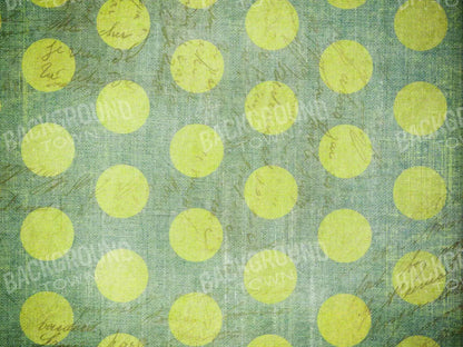 Dotty Lime 7X5 Ultracloth ( 84 X 60 Inch ) Backdrop