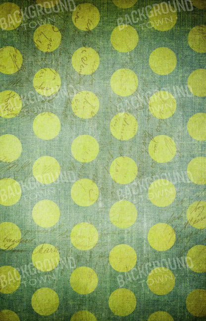 Dotty Lime 8X12 Ultracloth ( 96 X 144 Inch ) Backdrop