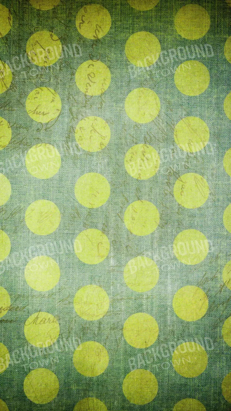Dotty Lime 8X14 Ultracloth ( 96 X 168 Inch ) Backdrop