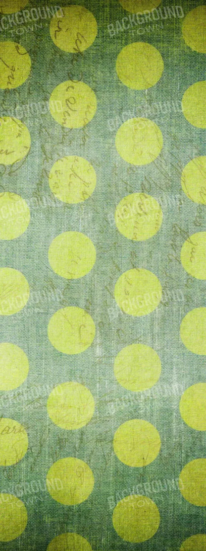 Dotty Lime 8X20 Ultracloth ( 96 X 240 Inch ) Backdrop