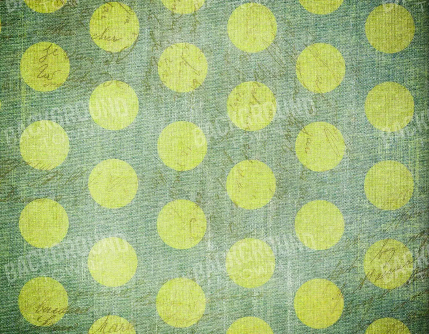 Dotty Lime 8X6 Fleece ( 96 X 72 Inch ) Backdrop