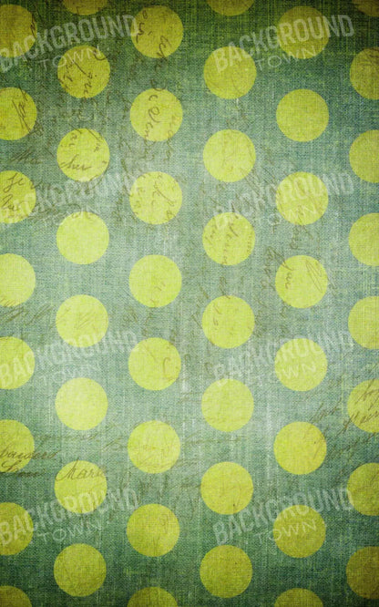 Dotty Lime 9X14 Ultracloth ( 108 X 168 Inch ) Backdrop