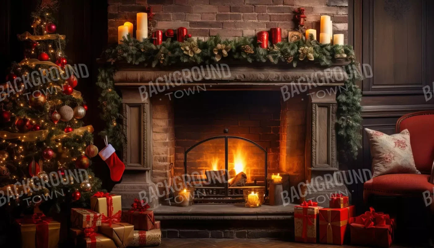 Down Through The Chimney I 14’X8’ Ultracloth (168 X 96 Inch) Backdrop