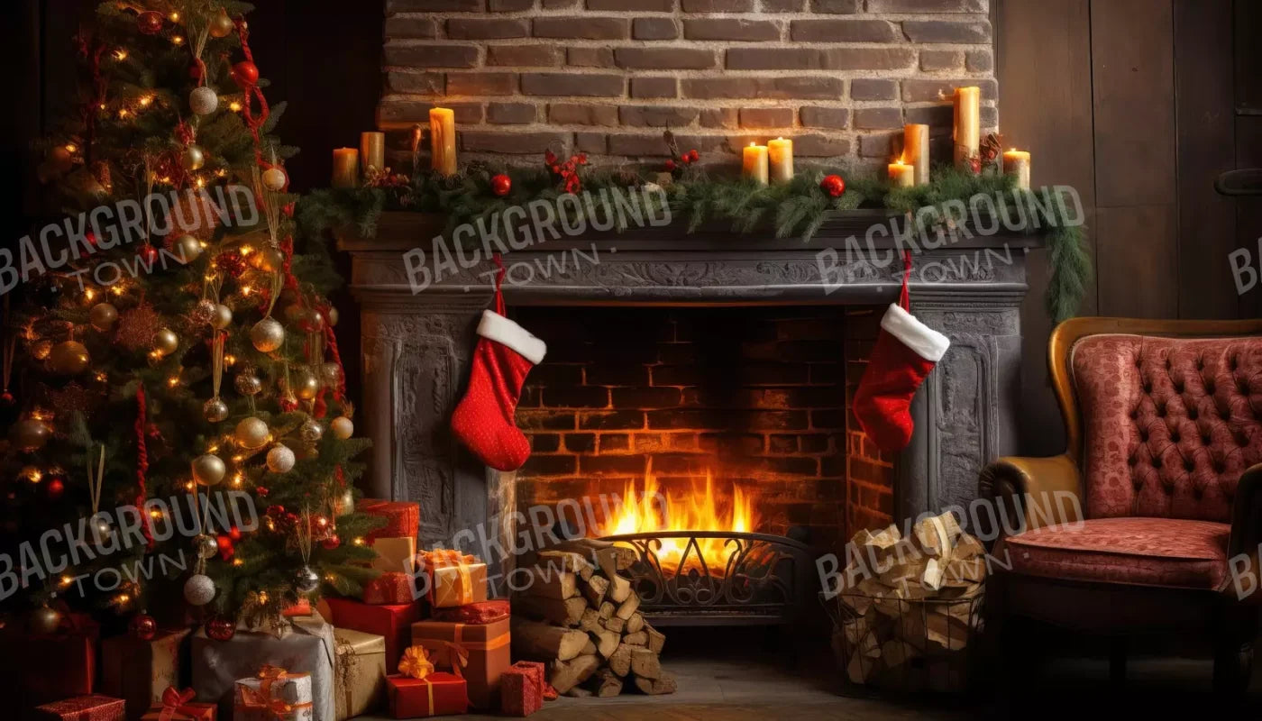 Down Through The Chimney Ii 14’X8’ Ultracloth (168 X 96 Inch) Backdrop