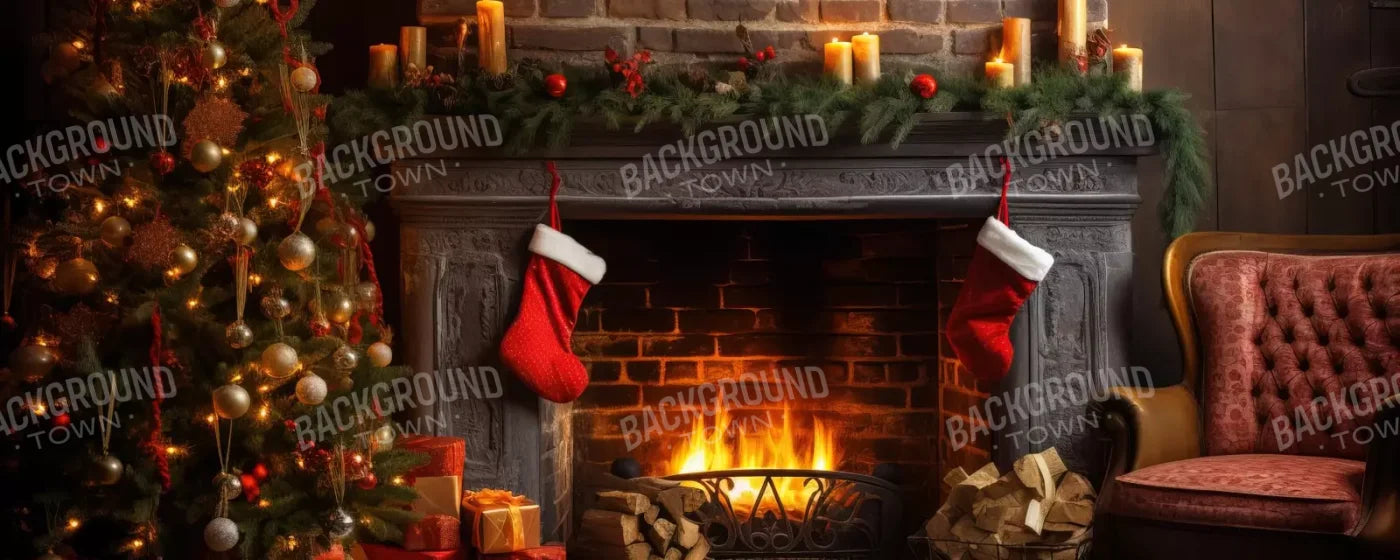 Down Through The Chimney Ii 20’X8’ Ultracloth (240 X 96 Inch) Backdrop