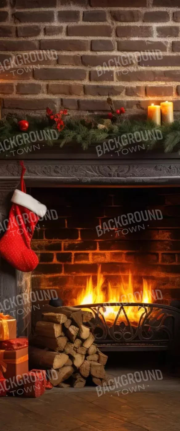 Down Through The Chimney Ii 5’X12’ Ultracloth For Westcott X-Drop (60 X 144 Inch) Backdrop