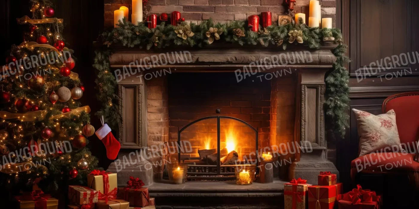 Down Through The Chimney I 20’X10’ Ultracloth (240 X 120 Inch) Backdrop