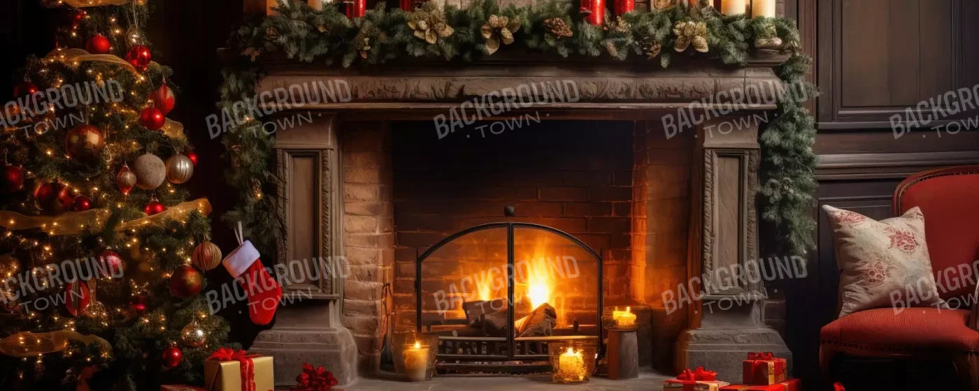 Down Through The Chimney I 20’X8’ Ultracloth (240 X 96 Inch) Backdrop