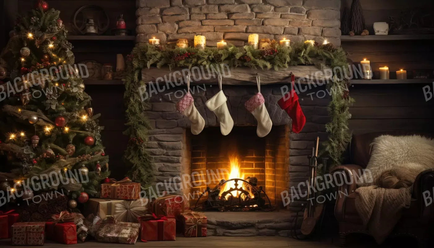 Down Through The Chimney Iii 14’X8’ Ultracloth (168 X 96 Inch) Backdrop