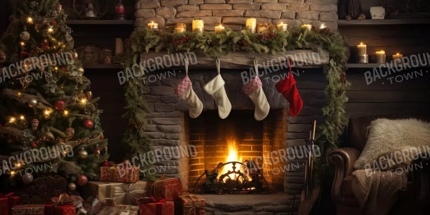 Down Through The Chimney Iii 20’X10’ Ultracloth (240 X 120 Inch) Backdrop