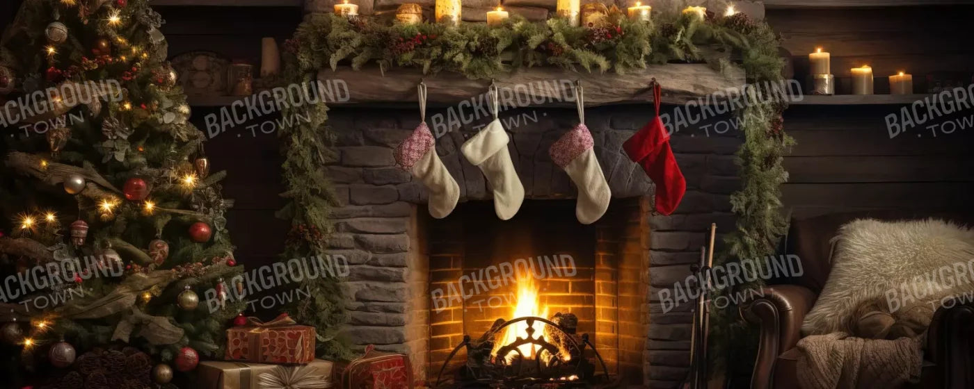 Down Through The Chimney Iii 20’X8’ Ultracloth (240 X 96 Inch) Backdrop