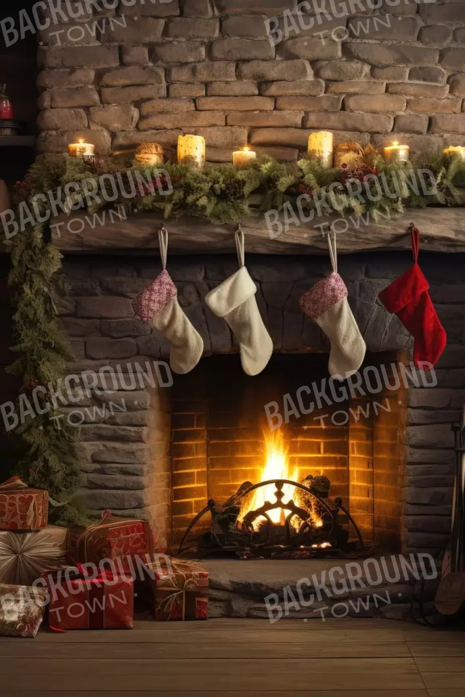 Down Through The Chimney Iii 8’X12’ Ultracloth (96 X 144 Inch) Backdrop