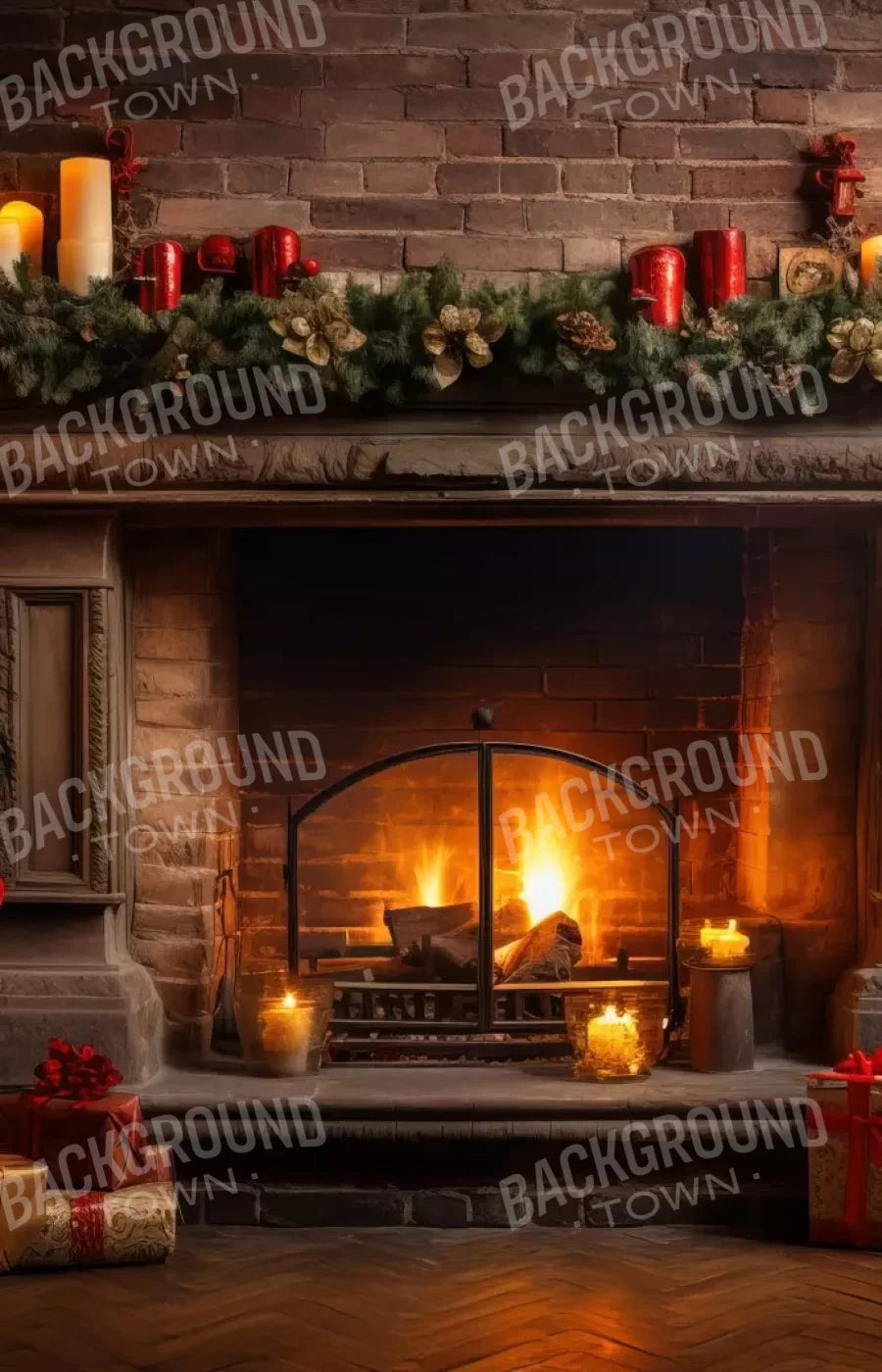 Down Through The Chimney I 9’X14’ Ultracloth (108 X 168 Inch) Backdrop