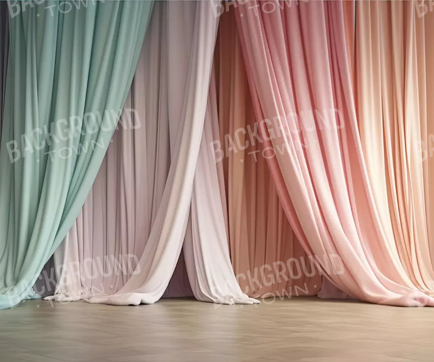 Draping Color 5X42 Fleece ( 60 X 50 Inch ) Backdrop