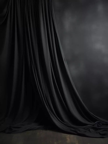 Draping Grey 6X8 Fleece ( 72 X 96 Inch ) Backdrop